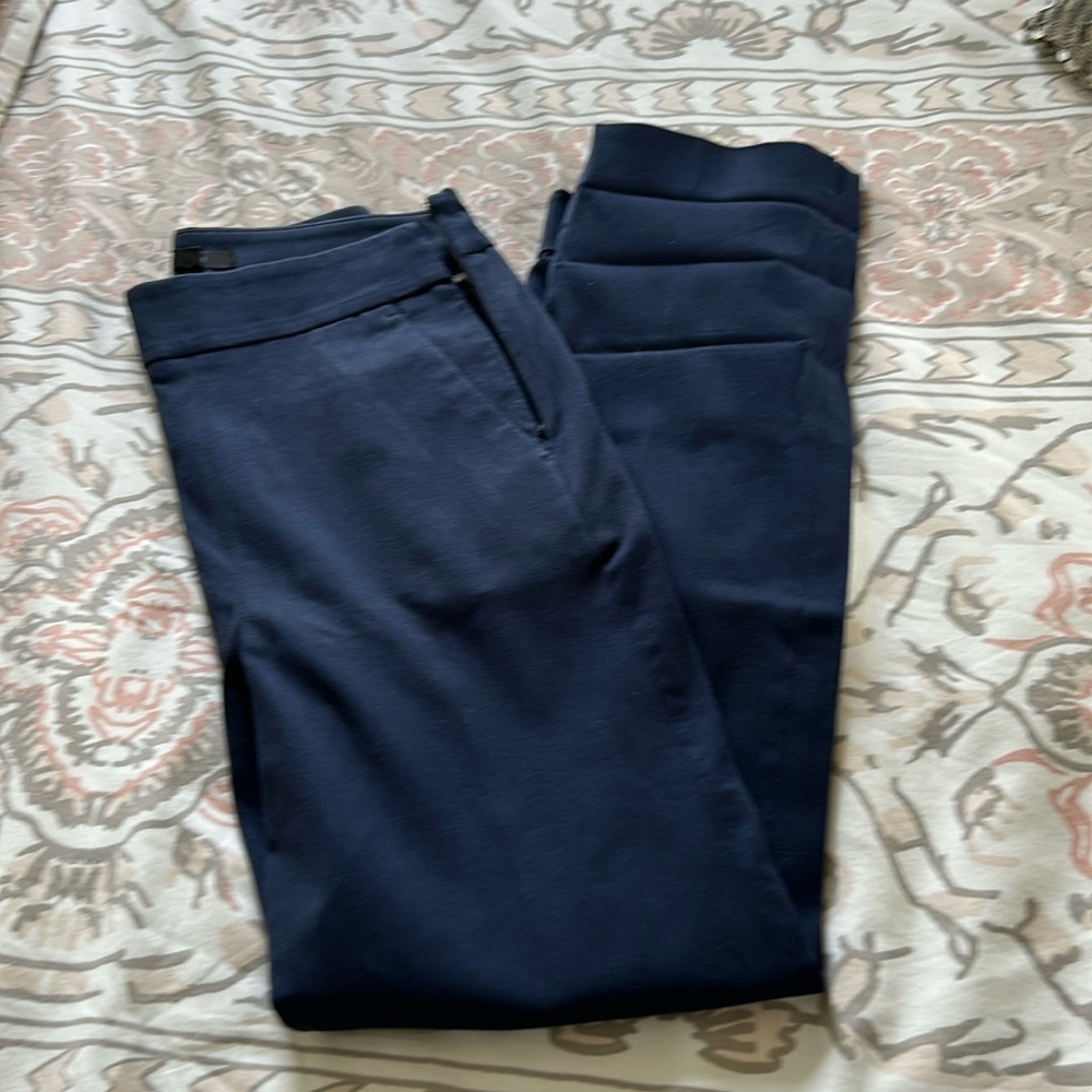 Jcrew navy stretch pants